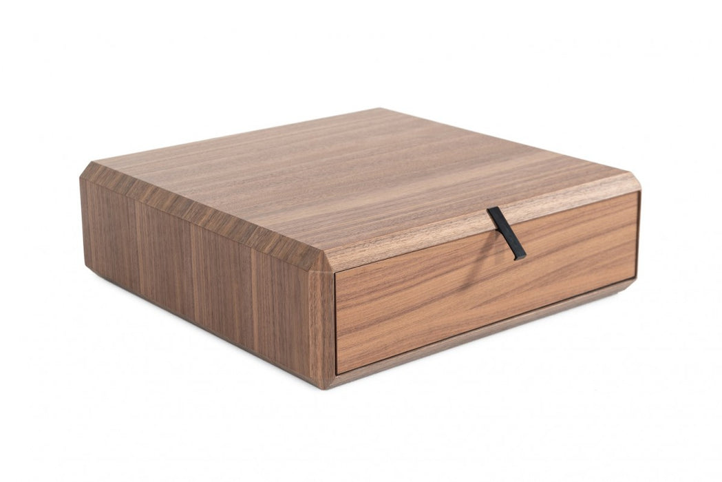 VIG Furniture - Modrest Maceo - Modern Nightstand Drawer Box - VGBB-DW150-WAL - GreatFurnitureDeal