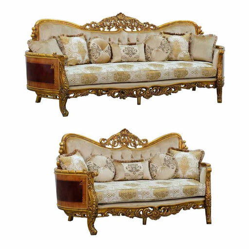 European Furniture - Maggiolini 2 Piece Sofa Set - 31054-SL - GreatFurnitureDeal