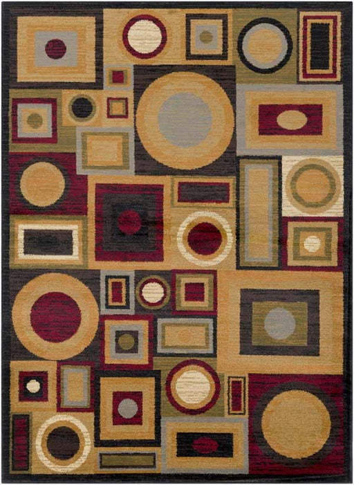 Surya Rugs - Marash Dark Red, Tan Area Rug - MAH4613 - 9'3" x 12'6"