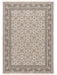Oriental Weavers - Maharaja Ivory/ Charcoal Area Rug - 2061N - GreatFurnitureDeal