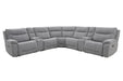 Parker Living - Apollo 6pc Package A Sectional in Weave Grey - MAPO-PACKA(H)-WVG - GreatFurnitureDeal