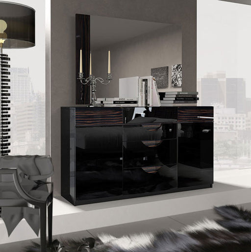 ESF Furniture - Marbella 120 Dresser and Square Mirror - MARBELLADRESSER-M - GreatFurnitureDeal