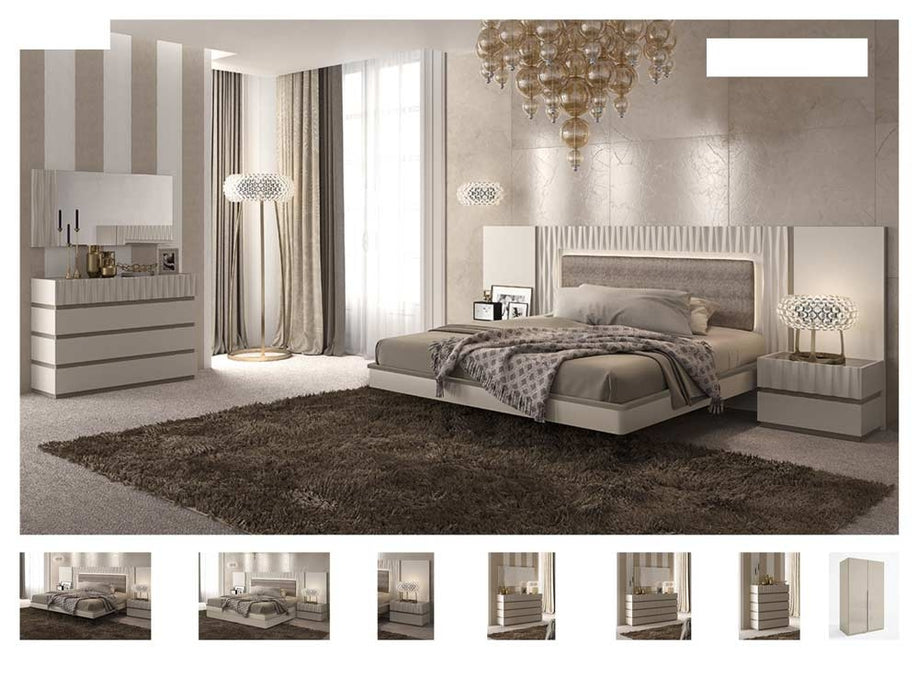 ESF Furniture - Marina 3 Piece King Bedroom Set with Storage Kit - MARINASTORAGEKS-3SET