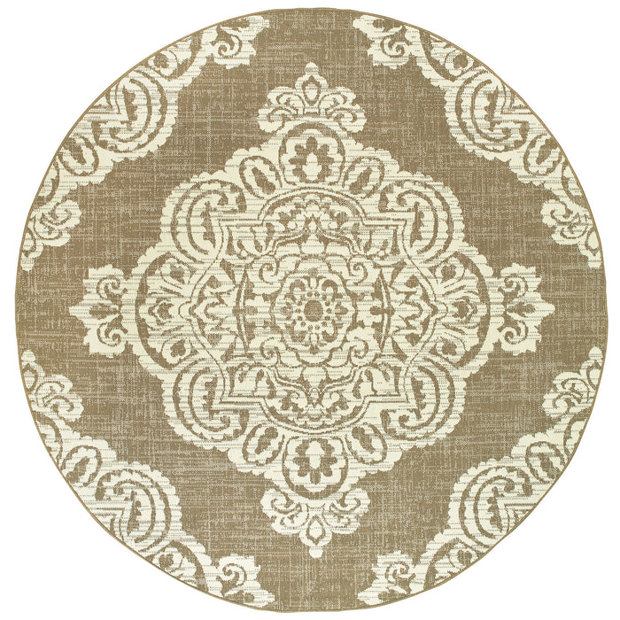 Oriental Weavers - Marina Tan/ Ivory Area Rug - 5929J