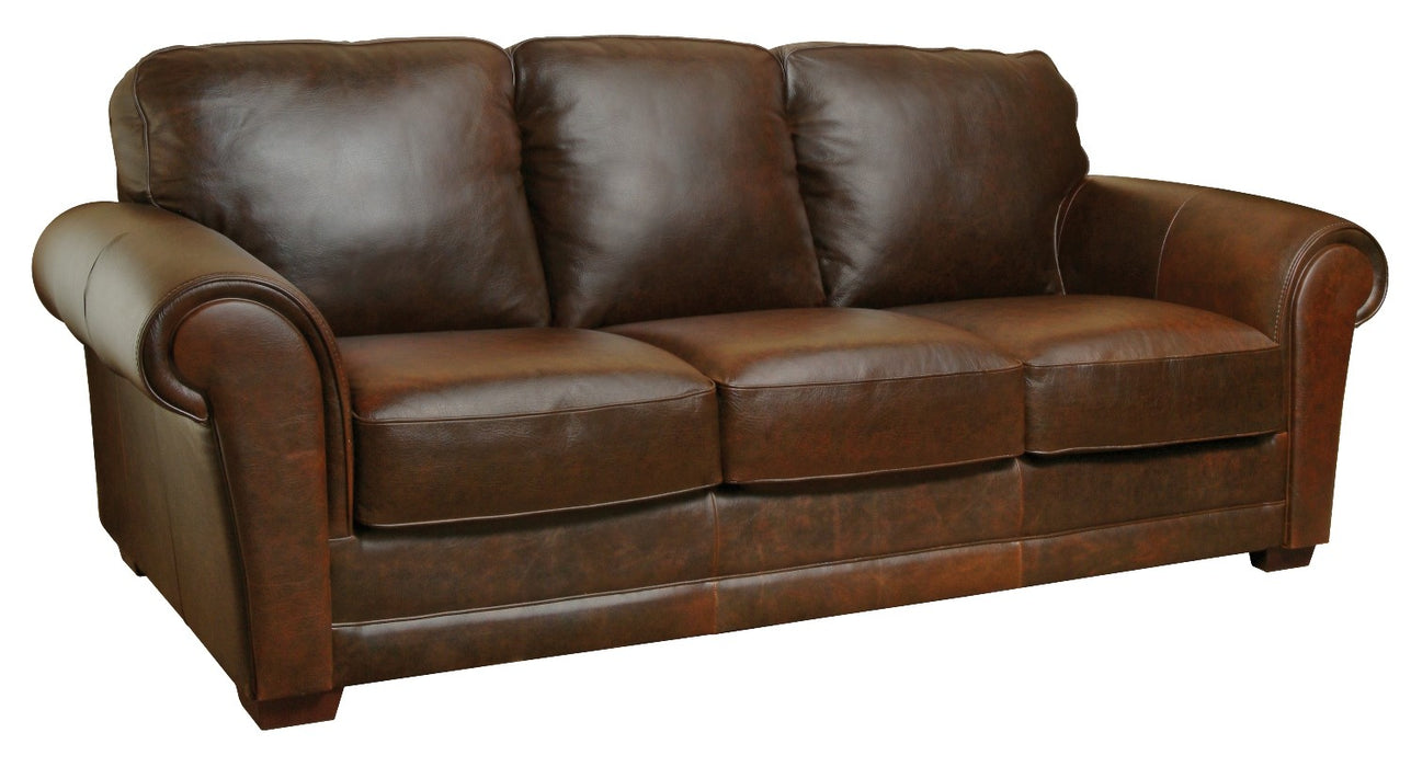 Whiskey Italian Leather Sofa Couch From American Furniture