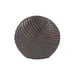Worlds Away - Marty Small Textured Round Vase In Black - MARTY BLK - GreatFurnitureDeal