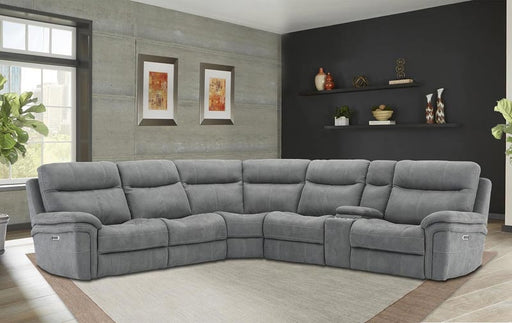 Parker Living - Mason Carbon Modular 6 Piece Sectional Sofa - MMAS-PACKA(H)-CRB