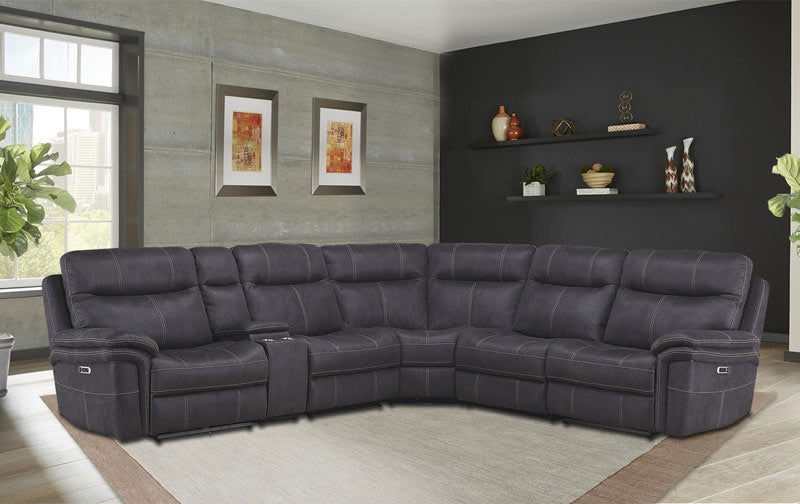 Parker Living - Mason Charcoal Modular 6 Piece Sectional Sofa - MMAS-PACKA(H)-CHA