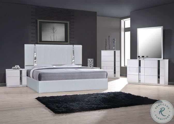 J&M Furniture - Matissee Queen Bed in Silver Grey - 18711Q