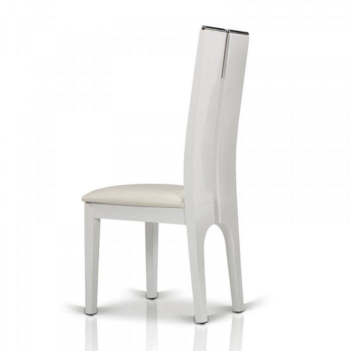 VIG Furniture - Maxi White Gloss Chair (Set of 2) - VGGUJK414SCH-WHT - GreatFurnitureDeal