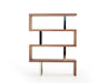 VIG Furniture - Modrest Maze Modern Walnut Bookcase - VGBBMD105-WAL - GreatFurnitureDeal