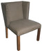 Muse - Jeanne Hand-woven Linen- Walnut Accent Chairs (Set of 2) - MCHA201 - GreatFurnitureDeal