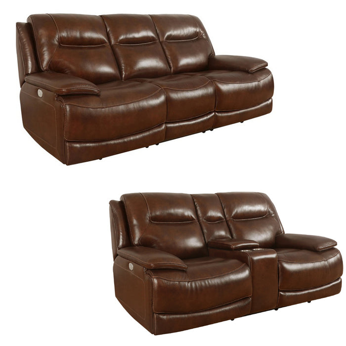 Parker Living - Colossus 2 Piece Power Sofa Set in Napoli Brown - MCOL#832PH-NBR-2SET - GreatFurnitureDeal