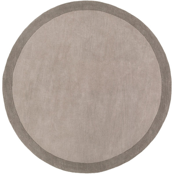 Surya Rugs - Madison Square Grey Area Rug - MDS1000 - 8' Round - GreatFurnitureDeal