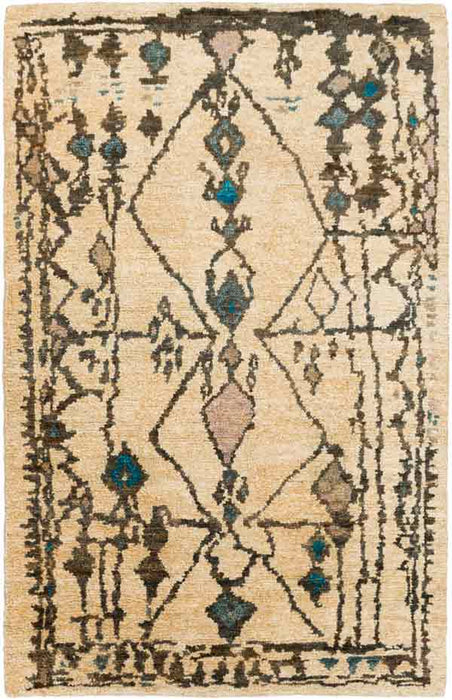 Surya Rugs - Medina Blue, Brown Area Rug - MED1112 - 4' x 6' - GreatFurnitureDeal