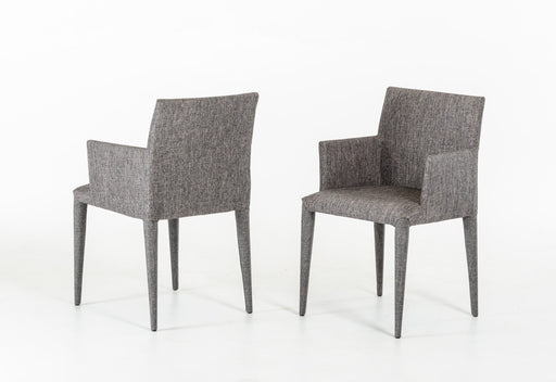 Vig Furniture - Modrest Medford Modern Grey Fabric Dining Chair (Set of 2) - VGEUMC-8219CH-A - GreatFurnitureDeal