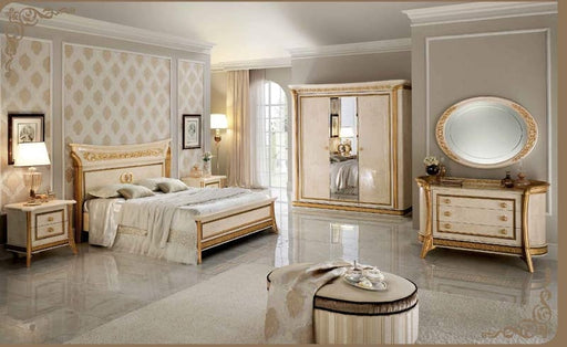 ESF Furniture - Arredoclassic Italy Melodia 5 Piece Queen Bedroom Set - MELODIAQB-5SET