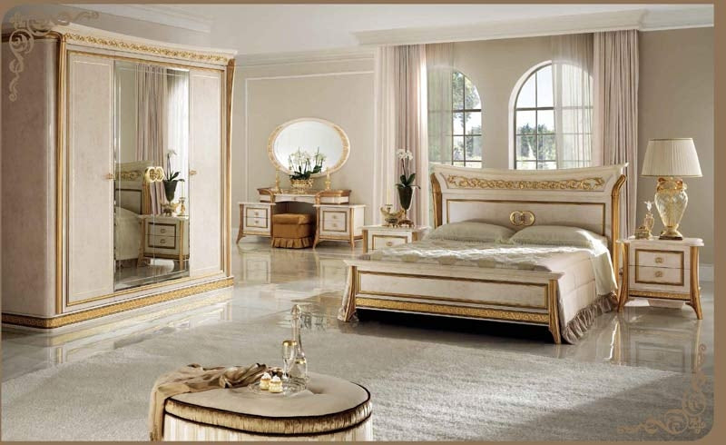 ESF Furniture - Arredoclassic Italy Melodia 4 Piece Queen Bedroom Set - MELODIAQBS-4SET