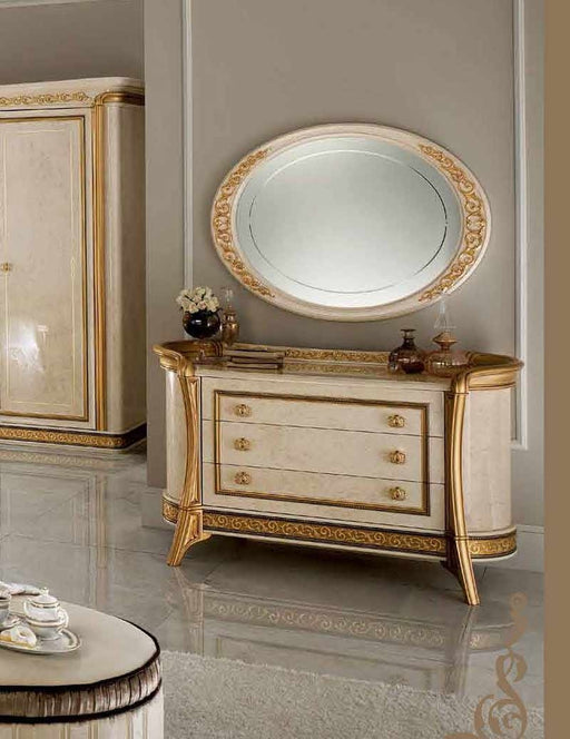 ESF Furniture - Arredoclassic Italy Melodia Dresser with Mirror - MELODIADM - GreatFurnitureDeal