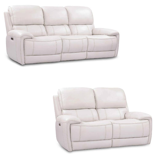 Parker Living - Empire 2 Piece Power Sofa Set in Verona Ivory - MEMP#832PH-822PH-VIV - GreatFurnitureDeal