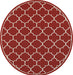 Oriental Weavers - Meridian Red/ Ivory Area Rug - 1295R - GreatFurnitureDeal