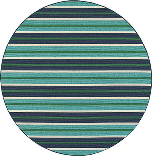 Oriental Weavers - Meridian Blue/ Green Area Rug - 9652F - GreatFurnitureDeal