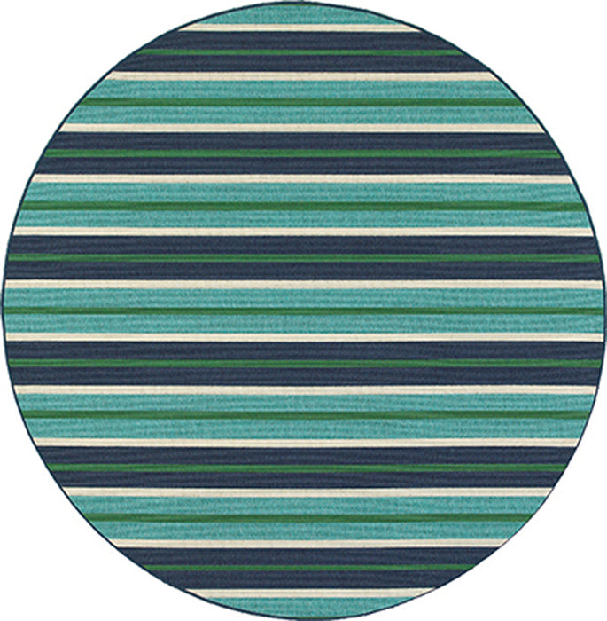 Oriental Weavers - Meridian Blue/ Green Area Rug - 9652F