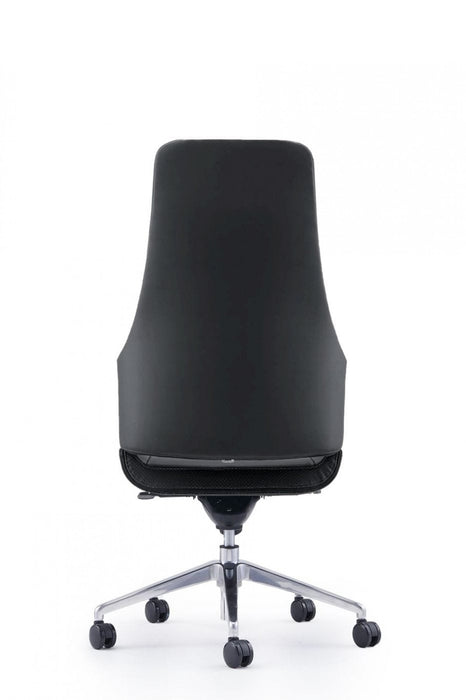 VIG Furniture - Modrest Merlo Modern Black High Back Executive Office Chair - VGFUA1902-BLK-OC