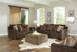Jackson Furniture - Midwood 4 Piece Living Room Set in Chocolate - 3291-03-02-01-12-CHOCOLATE - GreatFurnitureDeal