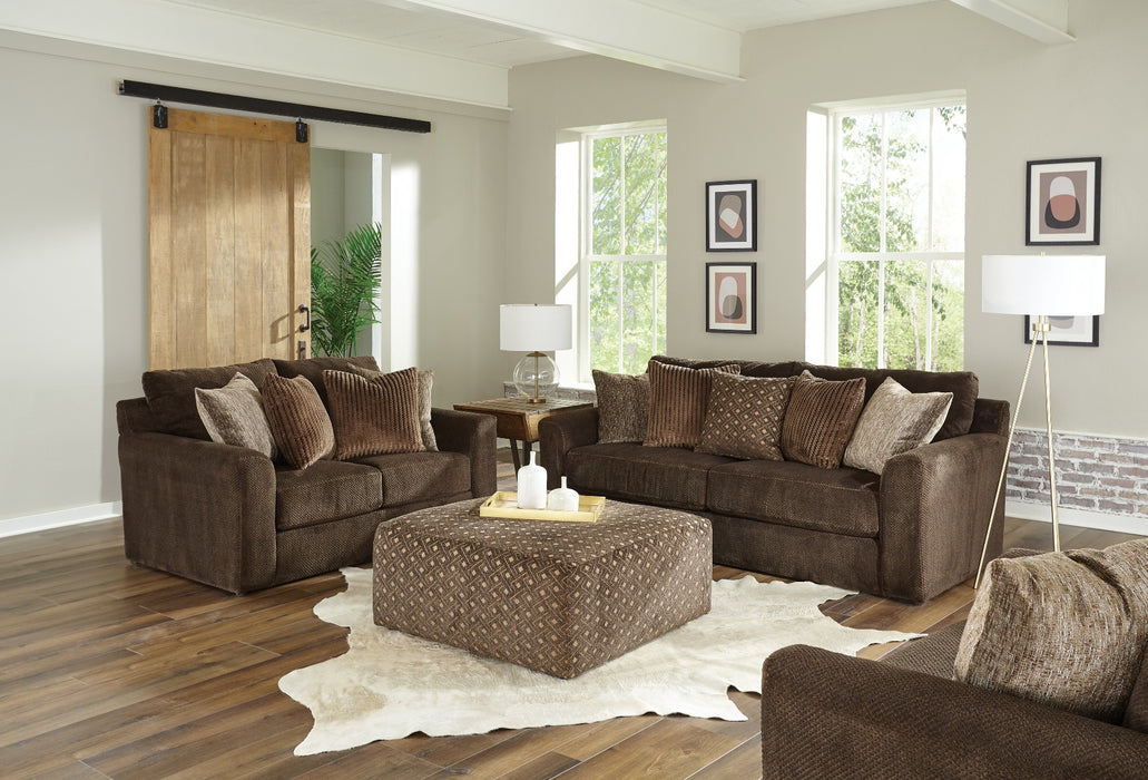 Jackson Furniture - Midwood 3 Piece Living Room Set in Chocolate - 3291-03-02-01-CHOCOLATE - GreatFurnitureDeal