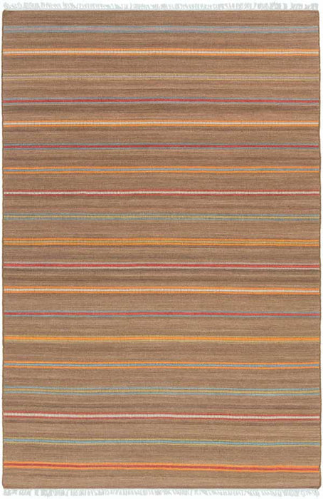 Surya Rugs - Miguel Brown, Blue Area Rug - MIG5007 - 4' x 6' - GreatFurnitureDeal