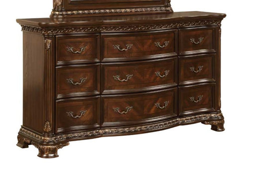 Myco Furniture - Milan Dresser in Dark Walnut - ML400-DR - GreatFurnitureDeal