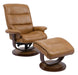 Parker Living - Knight Manual Reclining Swivel Chair and Ottoman in Butterscotch - MKNI#212S-BUT