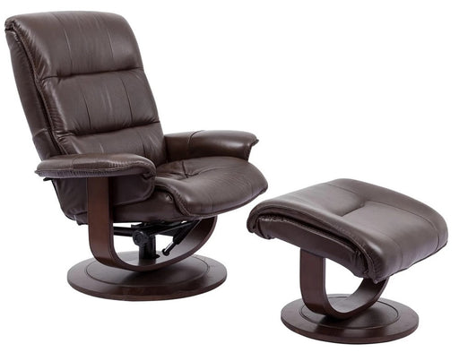 Parker Living - Knight Manual Reclining Swivel Chair and Ottoman in Robust - MKNI#212S-ROB - GreatFurnitureDeal