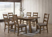 Myco Furniture - Melanie 7 Piece Dining Table Set in Cherry - ML200-T-7SET - GreatFurnitureDeal