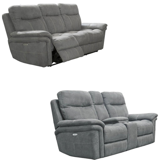 Parker Living - Mason 2 Piece Power Sofa Set in Carbon - MMA#832PH-22CPH-CRB - GreatFurnitureDeal