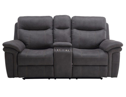 Parker Living - Mason Charcoal Power Double Reclining Ent. Loveseat with USB & Power Headrest - MMA#822CPH-CHA - GreatFurnitureDeal