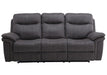 Parker Living - Mason Charcoal Power Double Reclining Sofa with USB & Power Headrest - MMA#832PH-CHA - GreatFurnitureDeal