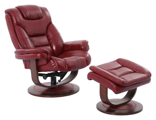 Parker Living - Monarch Swivel Recliner with Ottoman in Rouge - MMON#212S-ROU - GreatFurnitureDeal