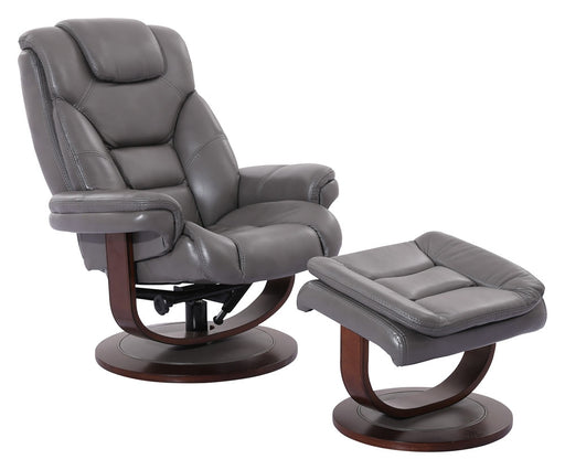 Parker Living - Monarch Swivel Recliner with Ottoman in Ice - MMON#212S-ICE