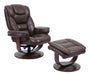 Parker Living - Monarch Swivel Recliner with Ottoman in Robust - MMON#212S-ROB