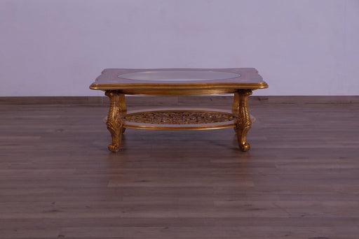 European Furniture - Modigliani II Luxury Coffee Table in Parisian Vintage Copper - 31052-CT - GreatFurnitureDeal