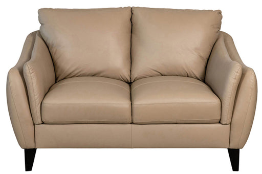Mariano Italian Leather Furniture - Molly Loveseat in Taupe - Molly-L - GreatFurnitureDeal