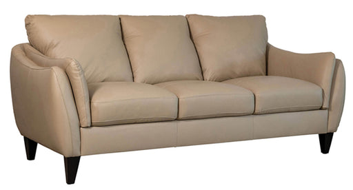 Mariano Italian Leather Furniture - Molly Sofa in Taupe - Molly-S - GreatFurnitureDeal