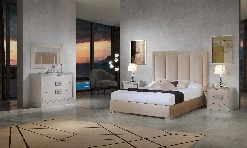 ESF Furniture - Monica 5 Piece Eastern King Storage Bedroom Set - MONICA-EK-5SET - GreatFurnitureDeal