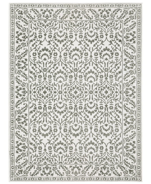 Oriental Weavers - Montecito Grey/ White Area Rug - 2062H - GreatFurnitureDeal