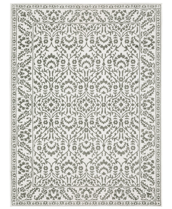 Oriental Weavers - Montecito Grey/ White Area Rug - 2062H