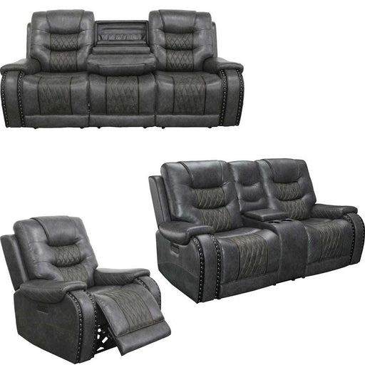 Parker Living - Outlaw 3 Piece Power Living Room Set in Stallion - MOUT#834PH-22CPH-812PH-STA - GreatFurnitureDeal