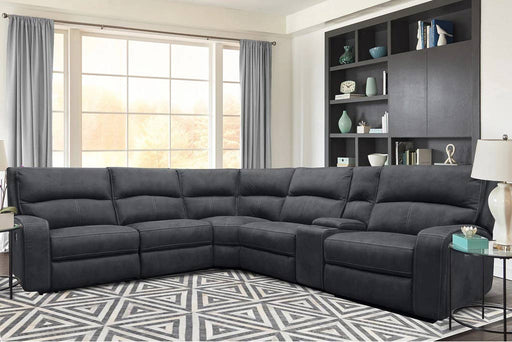 Parker Living - Polaris 6 Piece Sectional Sofa in Slate - MPOL-PACKA(H)-SLA - GreatFurnitureDeal