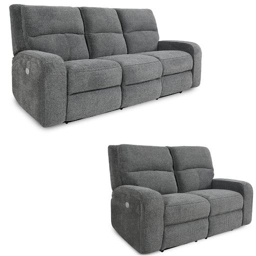 Parker Living - Polaris 2 Piece Power Sofa Set in Bizmark Grey - MPOL#832PH-822PH-BIG - GreatFurnitureDeal